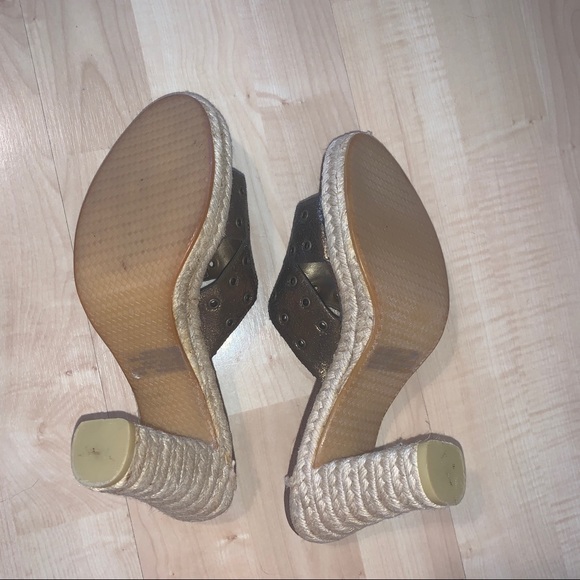 Like New Leather Espadrille Sandals - Picture 4 of 4